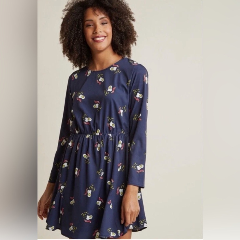Compañía Fantástica Breakfast Print Dress – Size Small